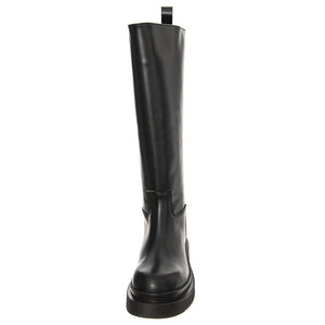 T BOOT 20 SMOOTH BLACK - Stivali Alti Donna Neri BTSTBOOT20-BKS . MR BOOTS 