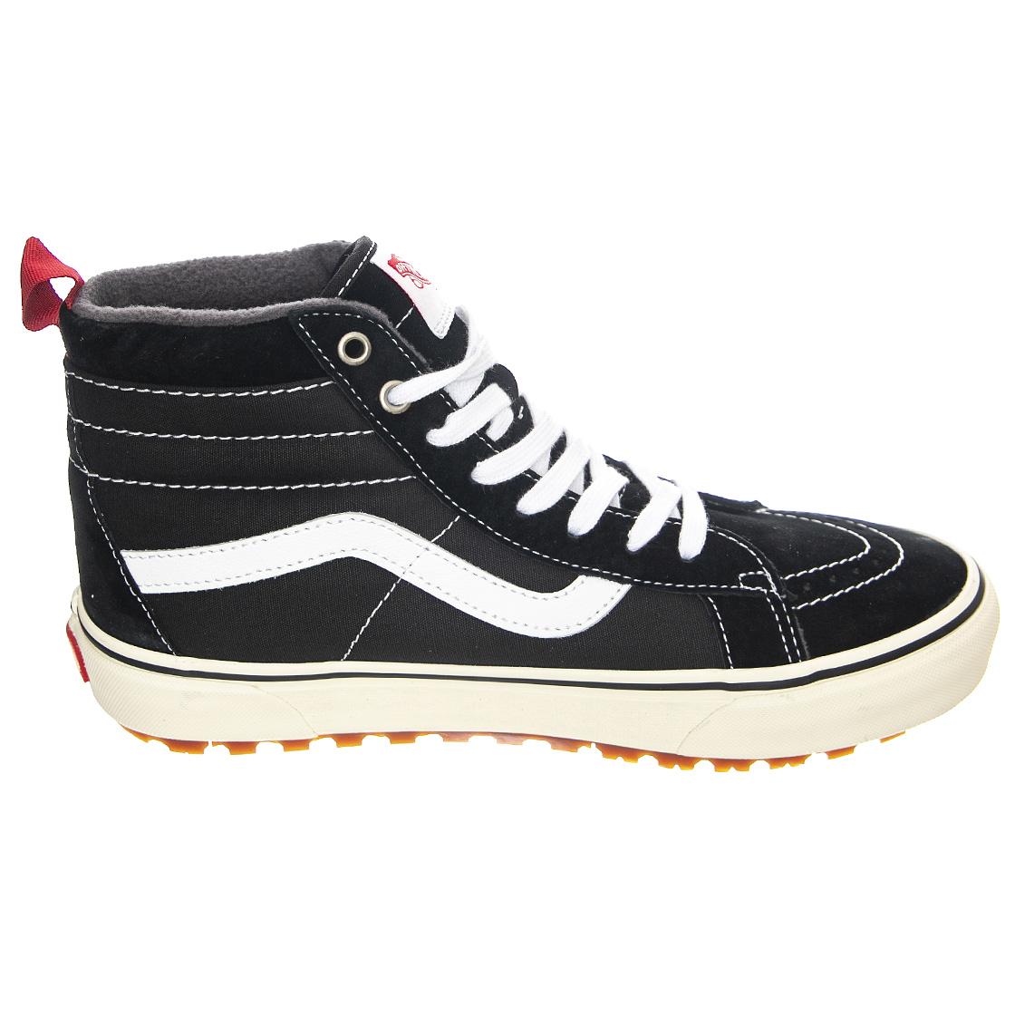 UA Sk8 Mte-1 Black / True White - Scarpe Stringate Profilo Alto Uomo Nere / Bianche VN0A5HZY6BT1  VANS 