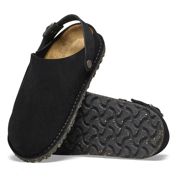 W' Lutry Premium Black, Suede Leather Sandals - Sandali Donna Neri 1025356  BIRKENSTOCK 
