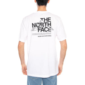M MNT SKTCH RG SS T TNF White - Maglietta Girocollo Uomo Bianca NF0A8GUZ FN41 THE NORTH FACE 