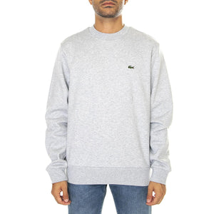 Sweatshirt SH9608-CCA - Felpa Girocollo Uomo Grigia SH9608-CCA . LACOSTE 