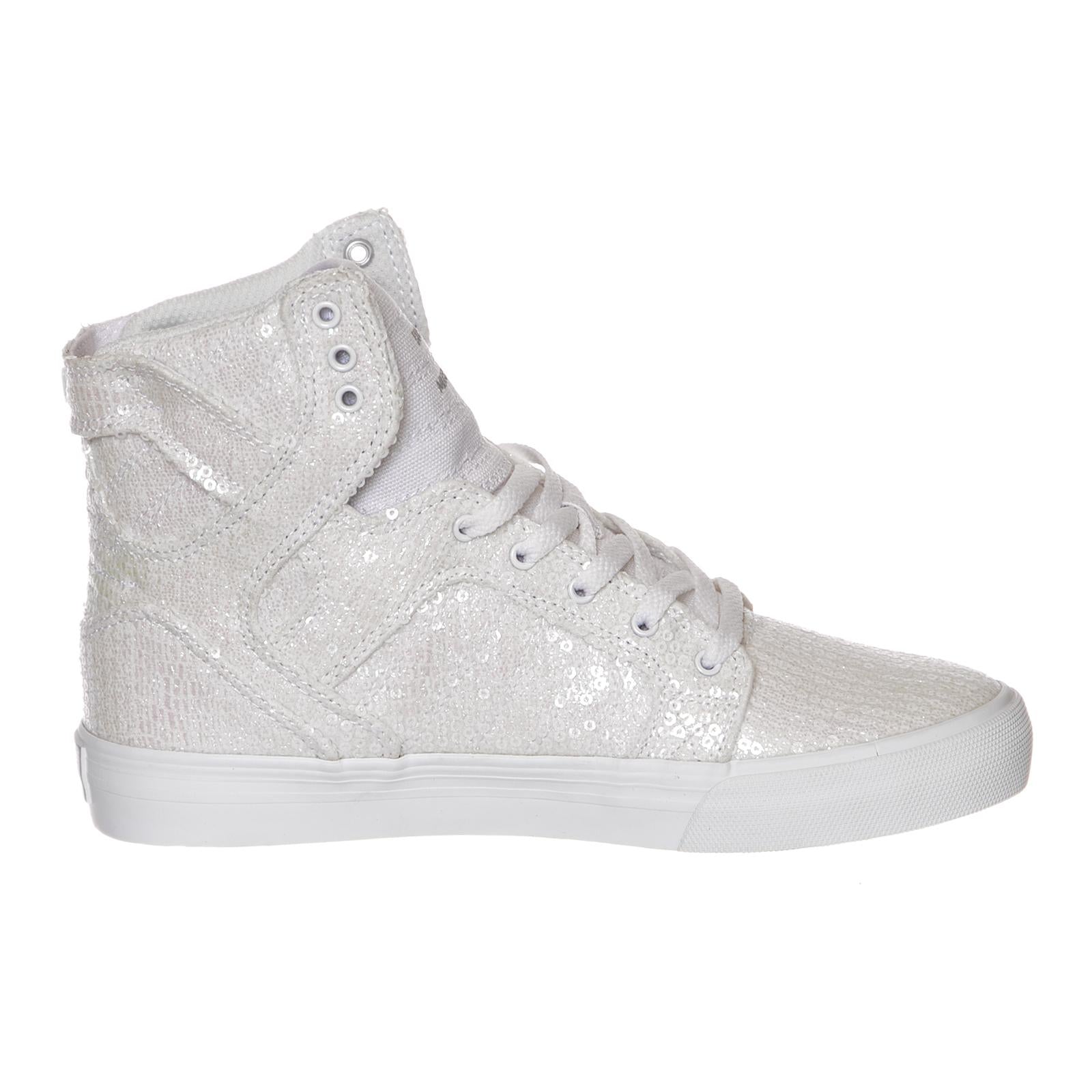 Skytop - Scarpe Profilo Alto Bambino / Bambina Bianche 58002-161-M-161  SUPRA 