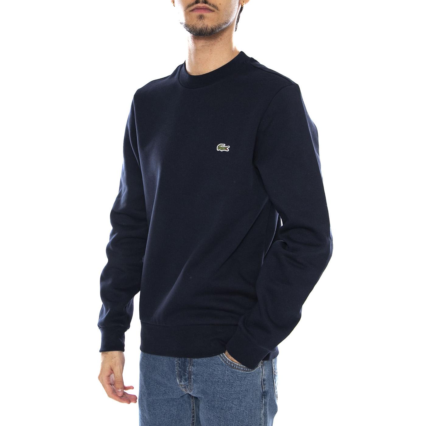 Sweatshirt SH9608-166 - Felpa Girocollo Uomo Blu SH9608-166 . LACOSTE 