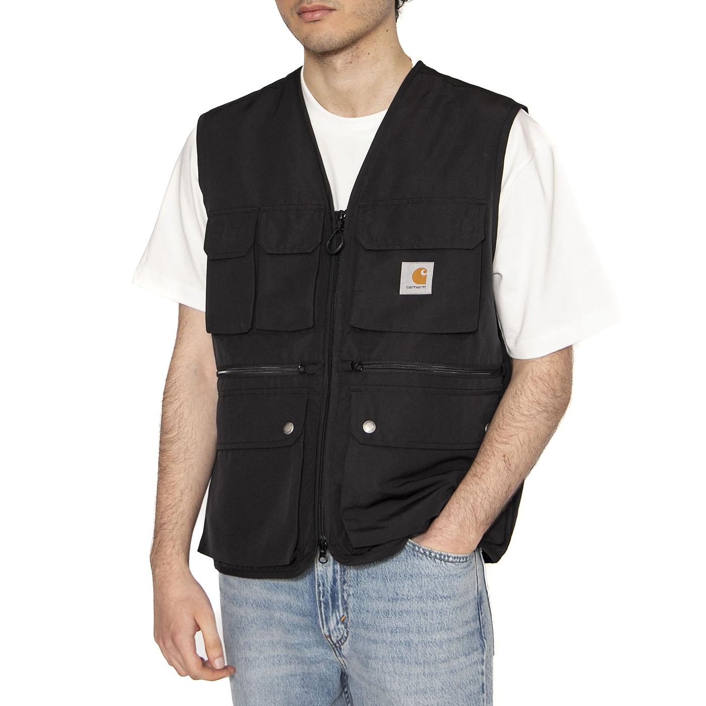 Irwin Vest Black - Giacca Smanicata Uomo Nera I034505.89XX  CARHARTT WIP 