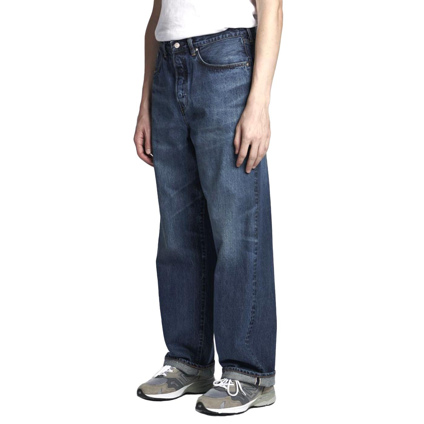 Wide Pant Dark Used - Pantaloni Denim Jeans Uomo Blu I032085.01.NB.32  EDWIN 