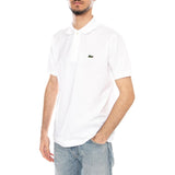 Polo Manga Corta - Polo Blanca con Logo Lacoste Hombre LACOSTE