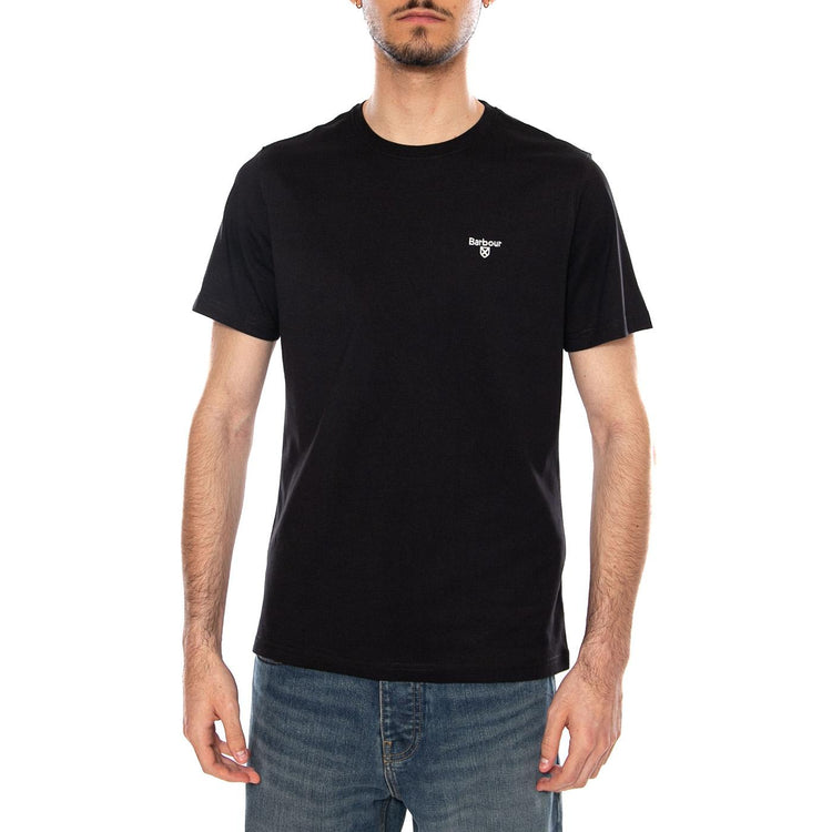 ESSENTIAL SPORTS TEE BLACK - Maglietta Girocollo Uomo Nera MTS0331 BK31 BARBOUR 