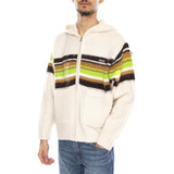 Myers Zip Up Hood Sweater Unbleached / Multi -- Sudadera con Capucha Hombre Beige Natural / Multicolor Hombre OBEY