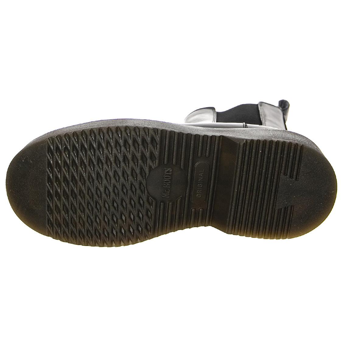 T BAND 08 GREASY BLACK - Stivaletti alla Caviglia Donna Neri BTSTBAND08.BKG . MR BOOTS 