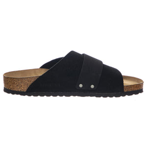 Kyoto black, Suede Leather / Nubuck - Sandali Uomo / Donna Neri 1022566  BIRKENSTOCK 