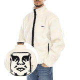 Icon Face Sherpa Jacket Unbleached -- Chaqueta Hombre Beige Natural Hombre OBEY