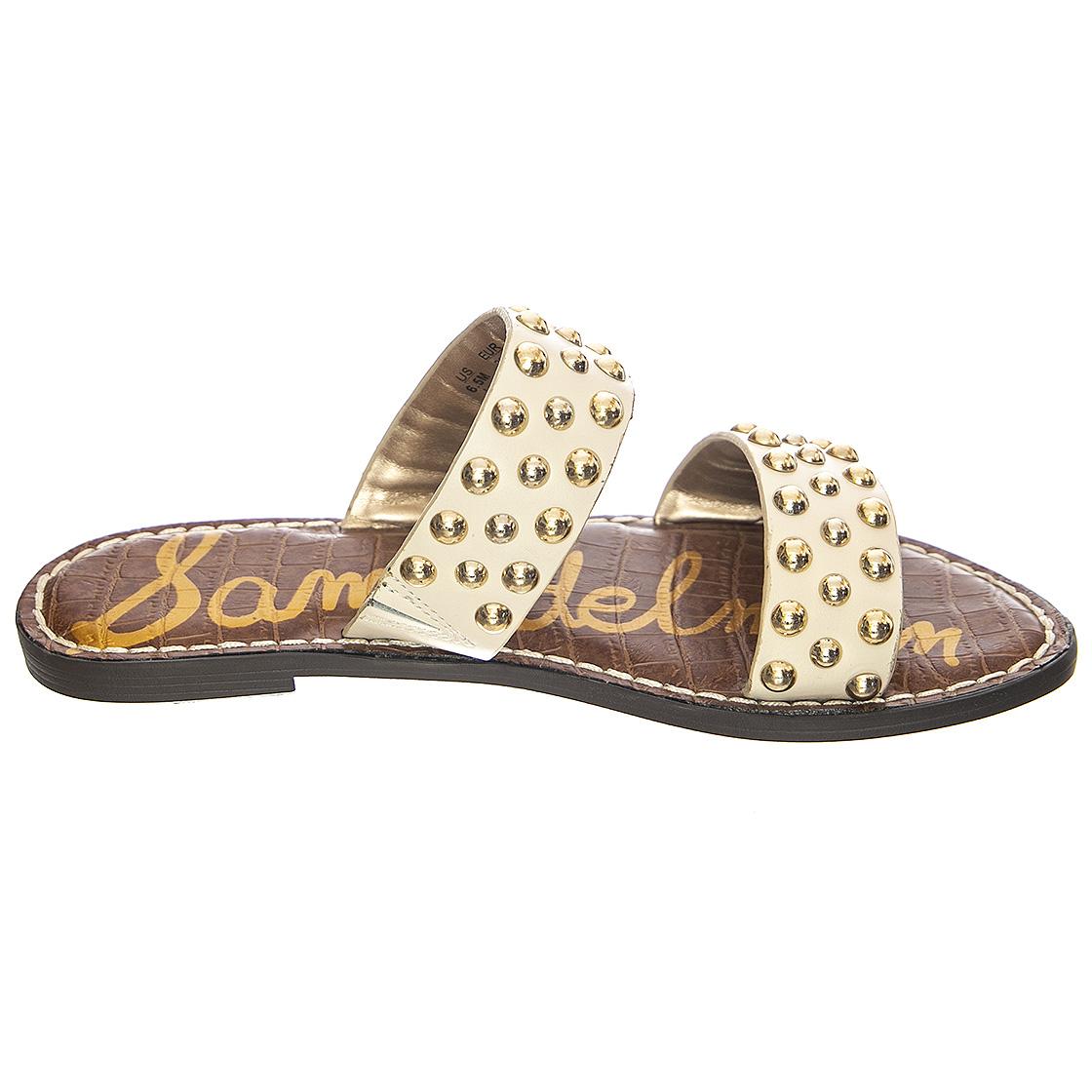 GIANETTA - Sandali Bassi con Borchie Donna Beige SESGIANET-H6058L1100 . SAM EDELMAN 