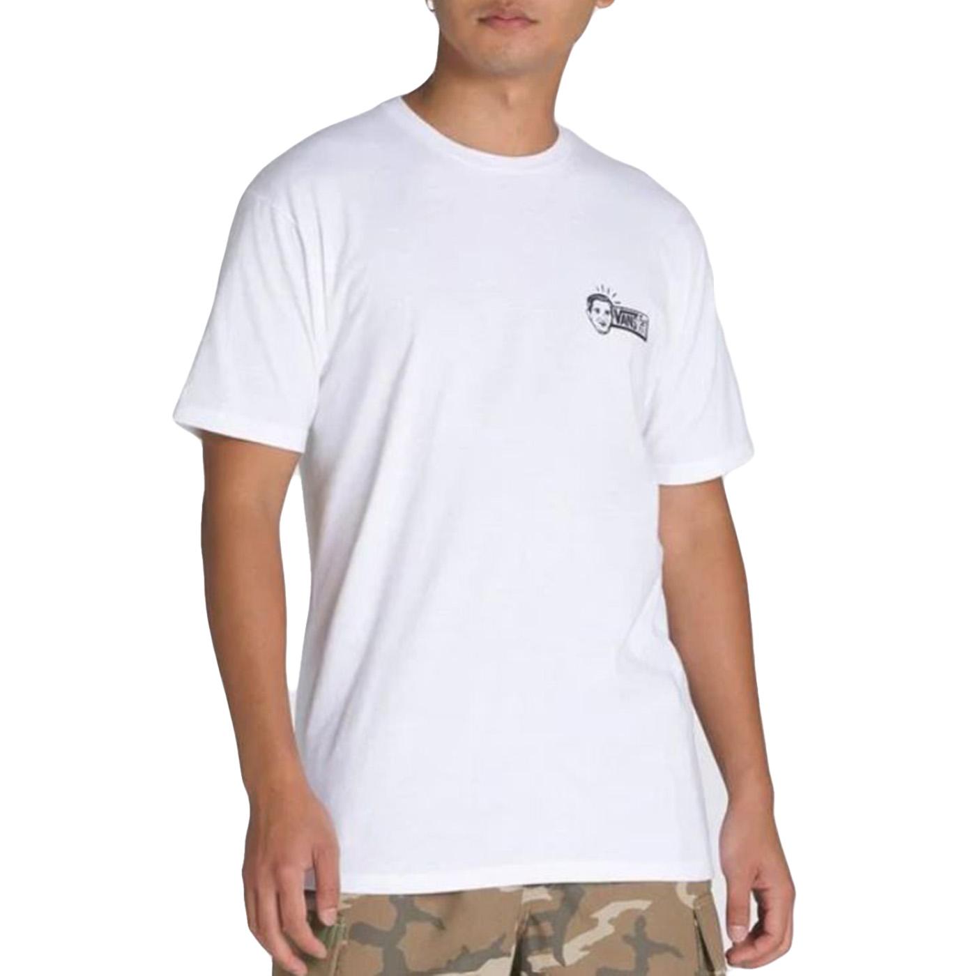 DEATH GRIP SS WHITE - Maglietta Girocollo Uomo Bianca VN000M5AWHT1 . VANS 