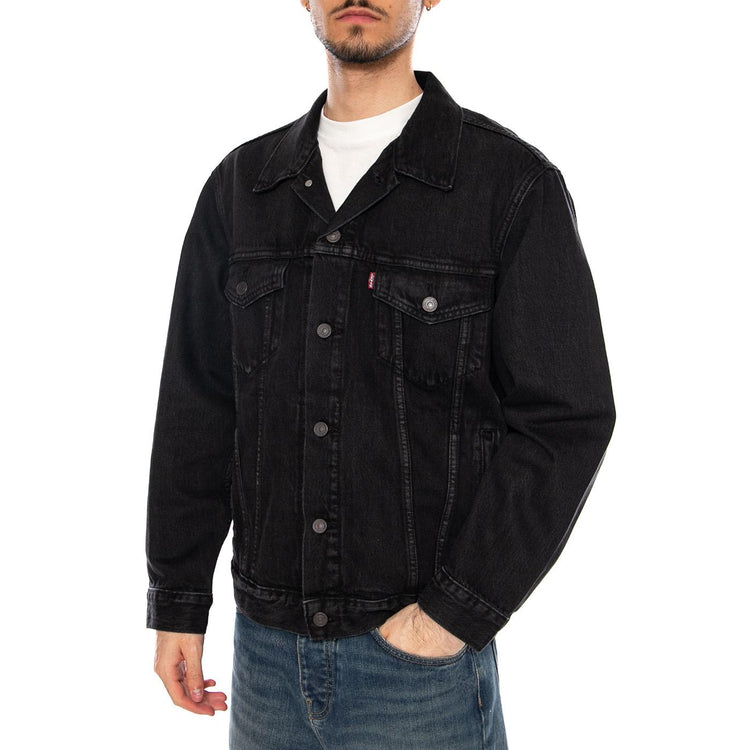 RELAXED TYPE III TRUCKER JACKET BLACK - Giacca Denim Jeans Uomo Nera A57820103 BLK LEVIS 