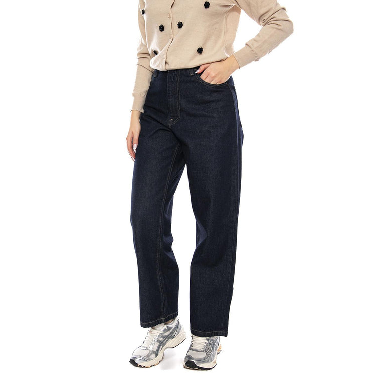 Carhartt WIP W' Brandon Pant -- Pantaloni Donna Blu I035892-01.02 . CARHARTT WIP 