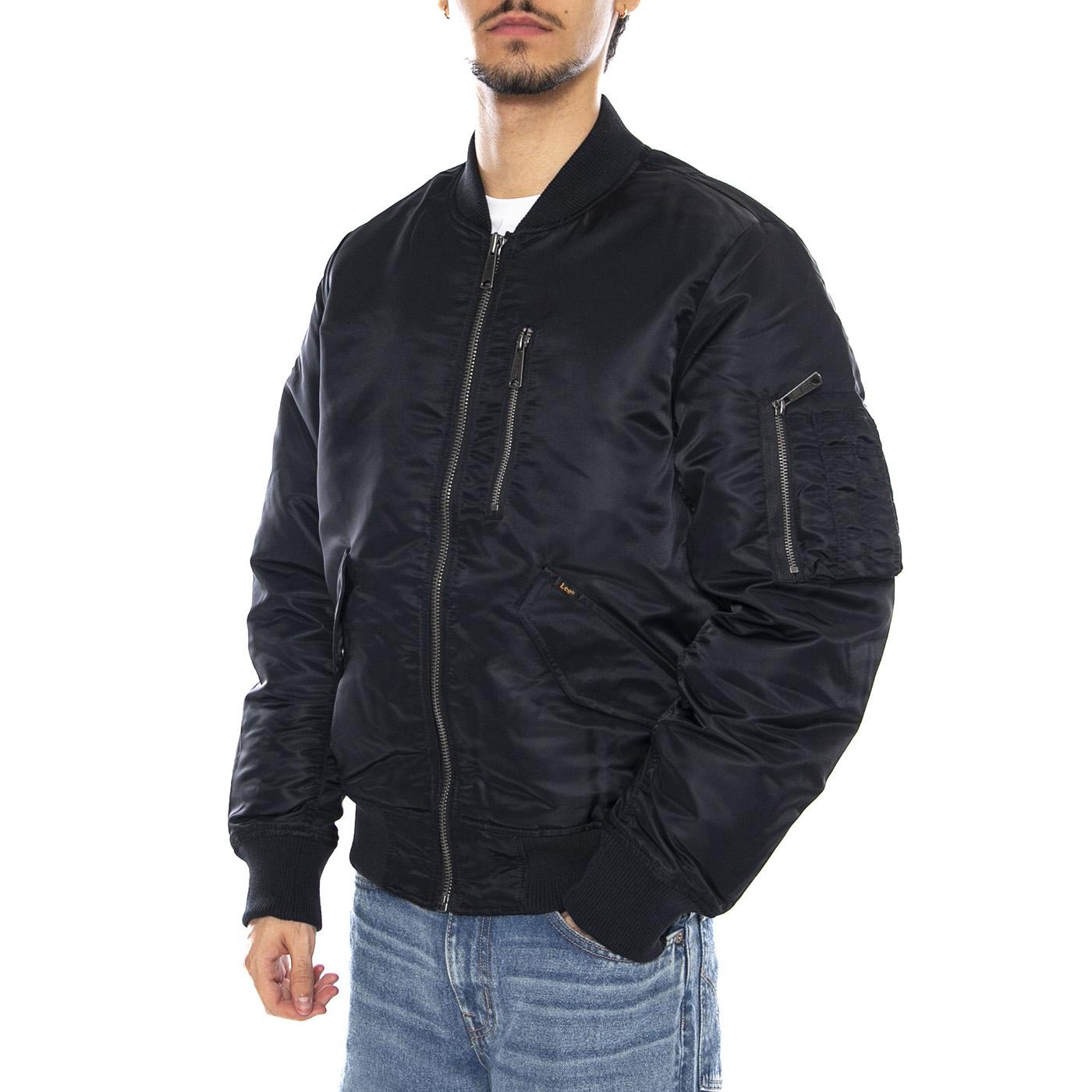 Bomber Jacket Black - Giacca Bomber Uomo Nera 112371314 . LEE 