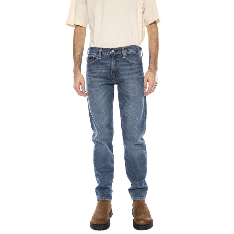 502 Taper Almost Warm -- Pantaloni Uomo Med Indigo Blu 29507-1464 . LEVIS 