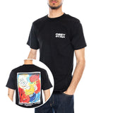 Obey Art Department Tee Black - Camiseta Cuello Redondo Hombre Negro Hombre OBEY