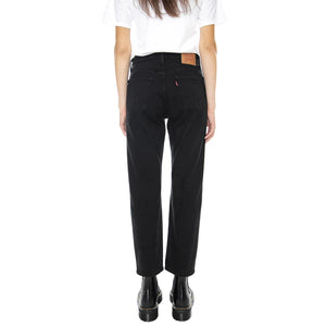 501 Crop Denim Jeans - Denim Jeans Donna Neri / Black Heart 36200-0085  LEVIS 