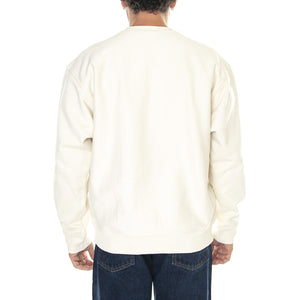 American Script Sweat Natural - Felpa Girocollo Uomo Bianca I025475.05XX . CARHARTT WIP 