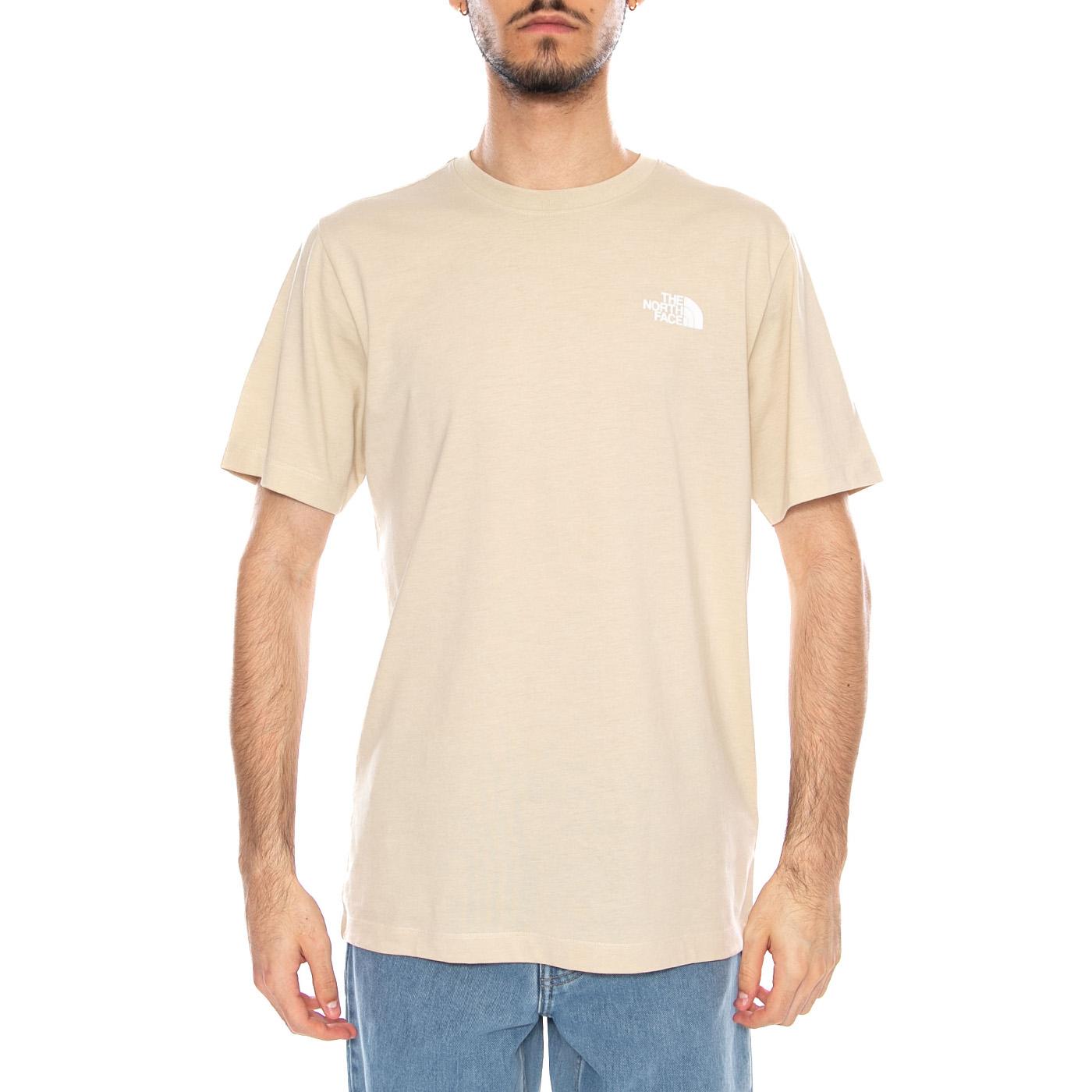 M Box NSE Celebration R Desert Stone - Maglietta Girocollo Uomo Beige NF0A8GV2 DOM1 THE NORTH FACE 