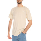 M Evo SD Reg SS Tee Desert Stone - Camiseta Cuello Redondo Hombre Beige THE NORTH FACE