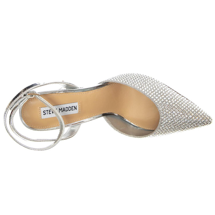 Alessi-R Rhinestone - Scarpe Décolleté Donna Argento SMSALESSI-R-RHI  STEVE MADDEN 