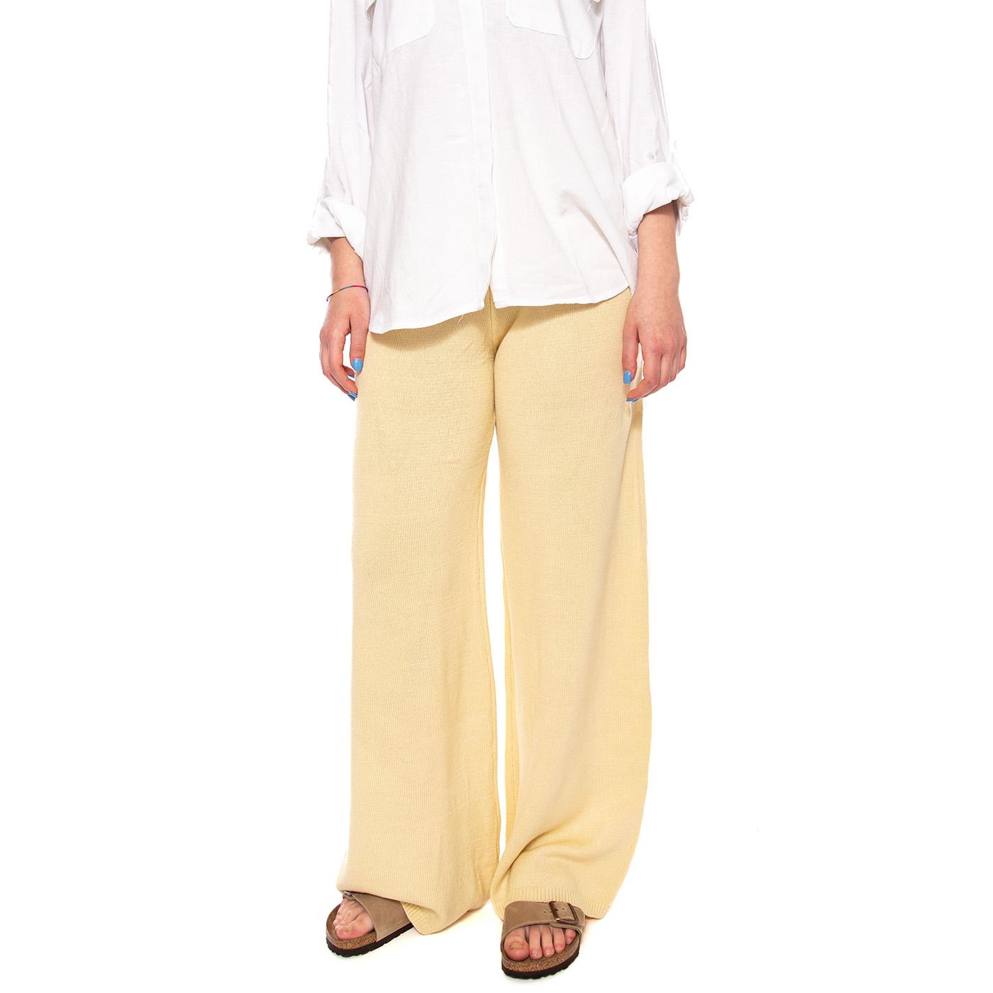 PANTALÓN PUNTO AMARILLO LIGHT YELLOW - Pantaloni Larghi Donna Gialli 266 LYL WILD PONY 