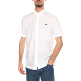 CAMISA M/C BLANCA - Camisa de Manga Corta Hombre Blanca Hombre LACOSTE