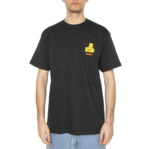 Tripel Film S/S Tee Black - Maglietta Girocollo Uomo Nera TS02469-BLACK  HUF 