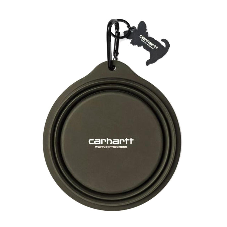 Wild Dog Foldable Bowl Olive / Wax - Ciotola per Cani in Silicone I035847.3DDXX  CARHARTT WIP 