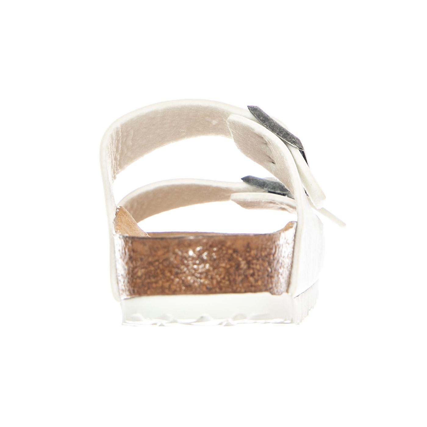 Arizona Birko Flor Narrow Fit - Sandali Uomo / Donna Bianchi 552683 WHT BIRKENSTOCK 