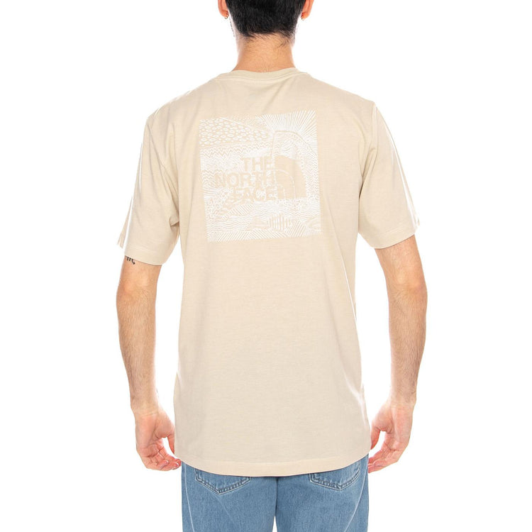 M Box NSE Celebration R Desert Stone - Maglietta Girocollo Uomo Beige NF0A8GV2 DOM1 THE NORTH FACE 