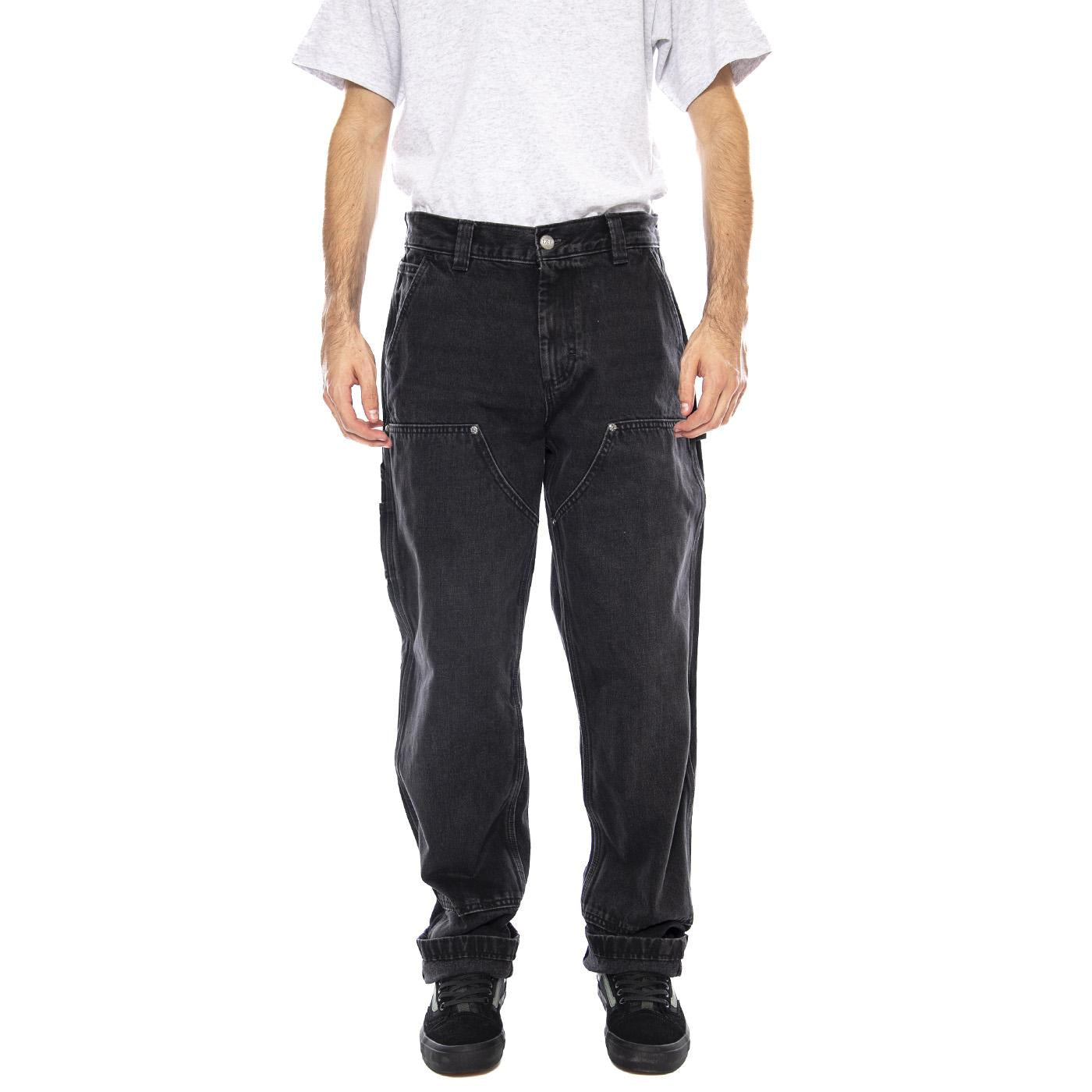 Double Knee Carpenter No Break Denim Jeans Black - Pantaloni Denim Jeans Uomo Neri 112370735 . LEE 