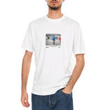 "Partita del Fango" Tee White - Camiseta Maradona Cuello Redondo Hombre Blanca Hombre DOLLY NOIRE