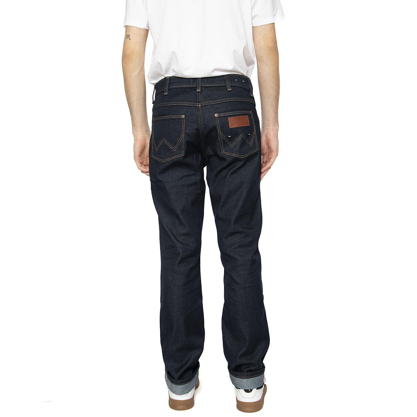 Greensboro Moonlight Rinse Blue - Pantaloni Denim Jeans Uomo Blu 112362557  WRANGLER 