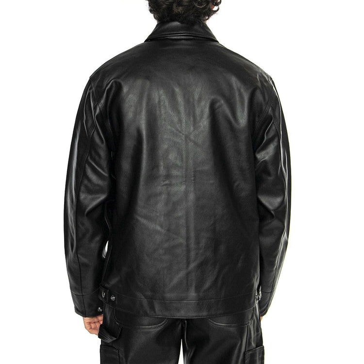 Detroit Jacket Black - Giacca Similpelle Uomo Nera I034426.89XX  CARHARTT WIP 