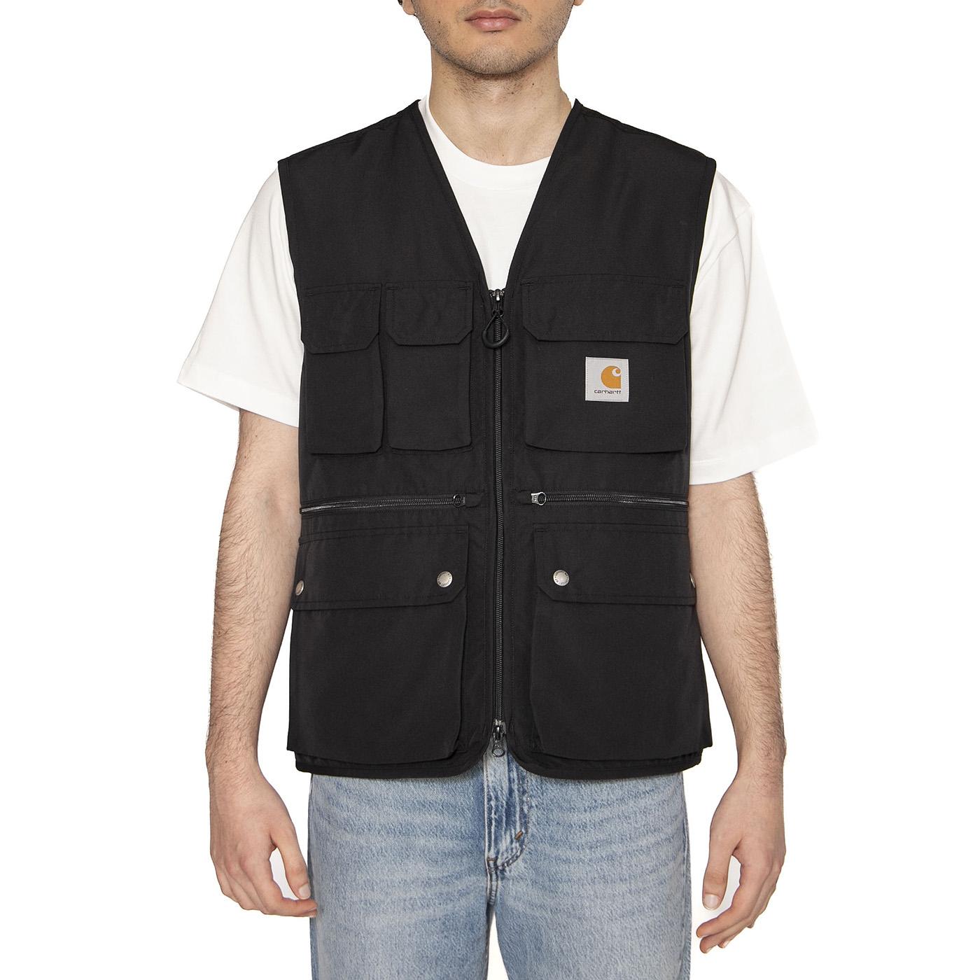 Irwin Vest Black - Giacca Smanicata Uomo Nera I034505.89XX  CARHARTT WIP 
