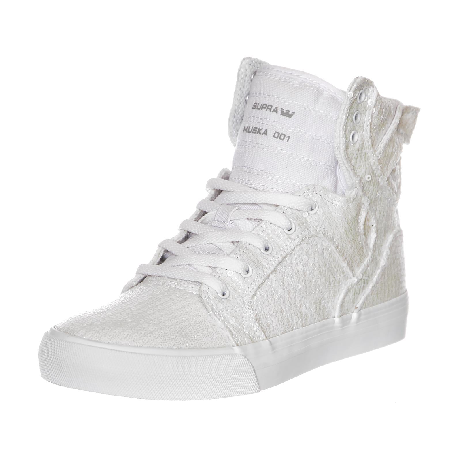Skytop - Scarpe Profilo Alto Bambino / Bambina Bianche 58002-161-M-161  SUPRA 