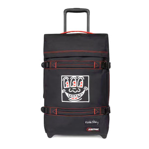 TRANSIT'R S KEITHHARING3EYE - Valigia con Ruote Nera Collaborazione con Keith Haring EK0A5BA7 6Z51 EASTPAK 
