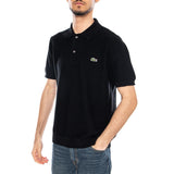 Polo Bouclé Classic Fit - Polo para Hombre Negro con logo Lacoste LACOSTE