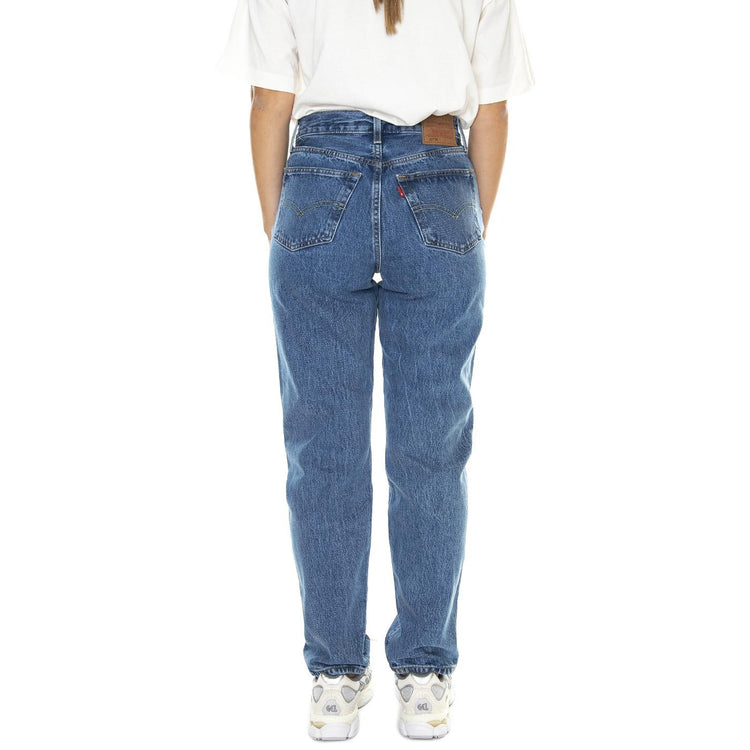 501 '81 Blue Beauty Med Indigo Worn In - Pantaloni Denim Jeans Donna Blu A4699-0009  LEVIS 