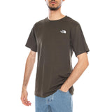 M Evo SD Reg SS Tee New Taupe Green - Camiseta Cuello Redondo Hombre Verde - THE NORTH FACE