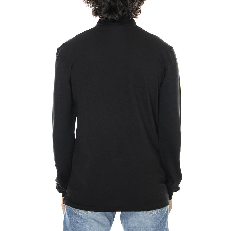 Classic 031 Long Sleeves Polo Shirt Black - Polo Maniche Lunghe Uomo Nera L1312-031 . LACOSTE 