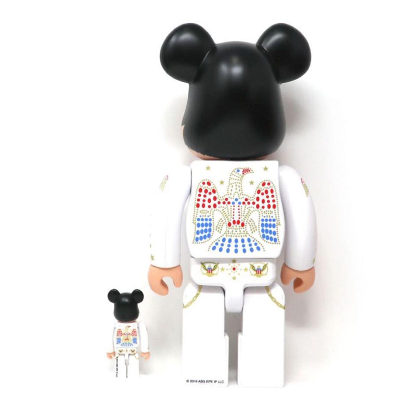 BE@RBRICK ELVIS PRESLEY 100% & 400% - Medicom Toy Multicolore MDTELVIS  MEDICOM TOY 