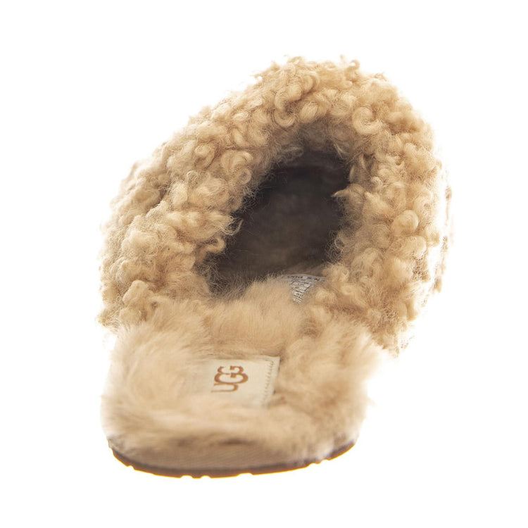 Maxi Curly Slide Sand - Sandali / Ciabatte Donna Grige UGSMCUSLSAN1133151W  UGG 