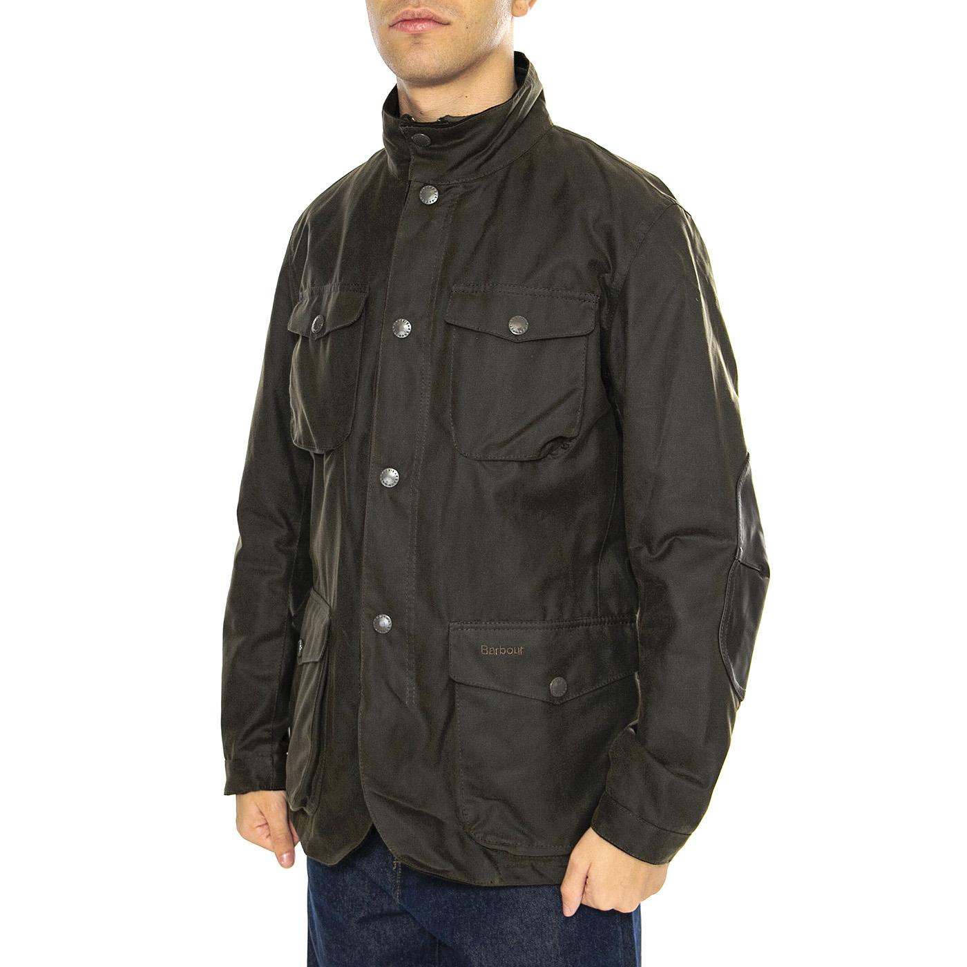 Ogston Wax Jacket Olive - Giacca Uomo Verde MWX0700-OL51 . BARBOUR 