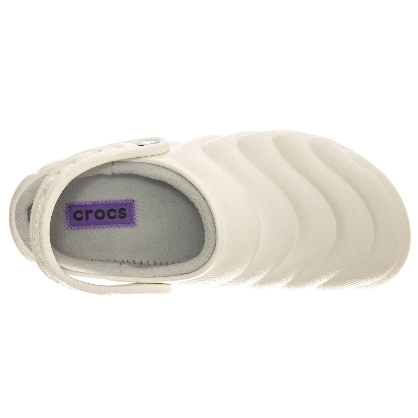 Classic Lined Overpuff Clog WHI - Sandali Uomo Bianchi CR.210059-WHI  CROCS 