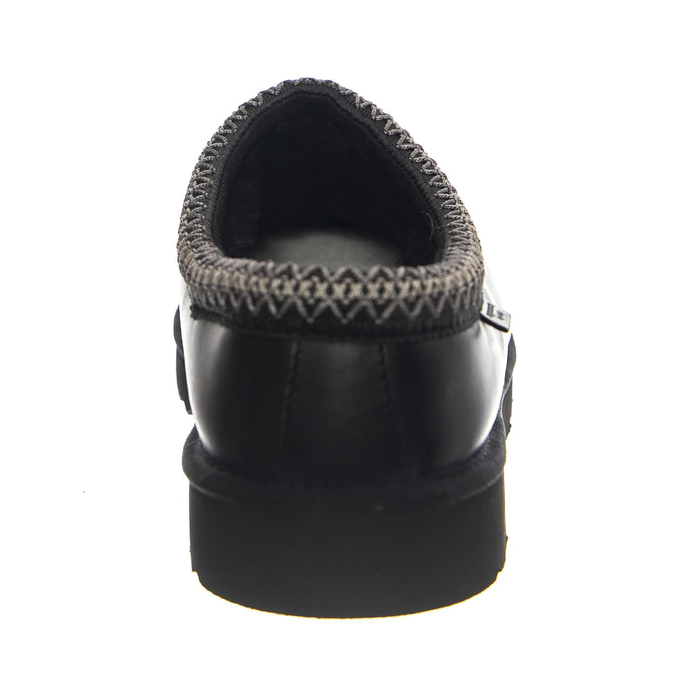Tasman Leather Regen Black -- Scarpe Uomo Nere 1163890M RGB UGG 