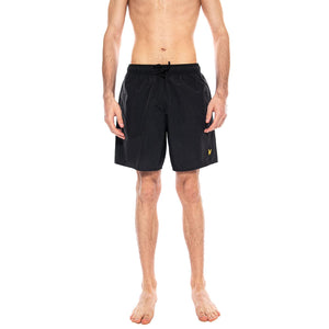 Plain Swim Short Jet Black - Costume da Bagno Uomo Nero SH1204VB Z86 LYLE & SCOTT 